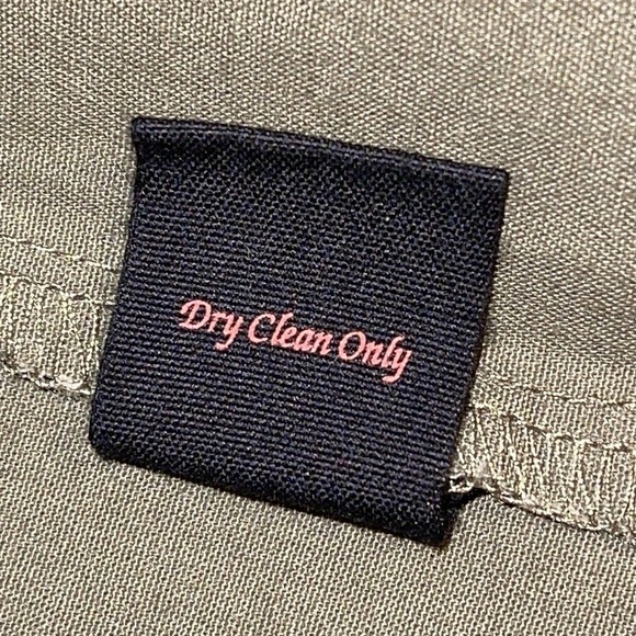 E&M Army Green Anorak fair isle sleeves Jacket Sz. MD - Picture 13 of 14